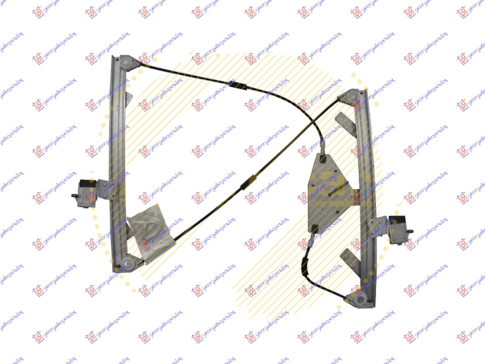 PODIZAC PROZORA ELEKTRICNI (BEZ MOTORA) 3 VRATA (A KVALITET) MITSUBISHI COLT 2008-2012 (Z3 A/Z2 A)