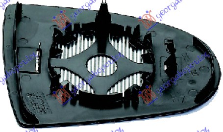 STAKLO RETROVIZORA SA GREJACEM (ASFERICNO) MITSUBISHI COLT 2008-2012 (Z3 A/Z2 A)