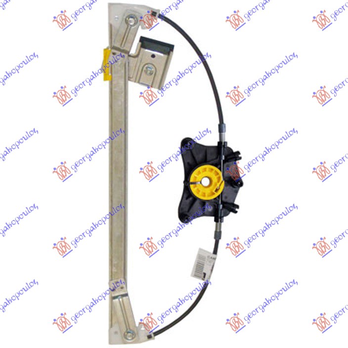 PODIZAC ZADNJEG PROZORA ELEKTRICNI (BEZ MOTORA) MERCEDES B CLASS 2006-2008 (W245)