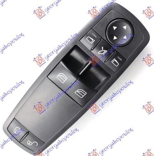 PREKIDAC U PREDNJIM VRATIMA (2 TASTERA) (ELEKTRO-SKLOPIV RETROVIZOR) (3 PIN) MERCEDES B CLASS 2006-2008 (W245)