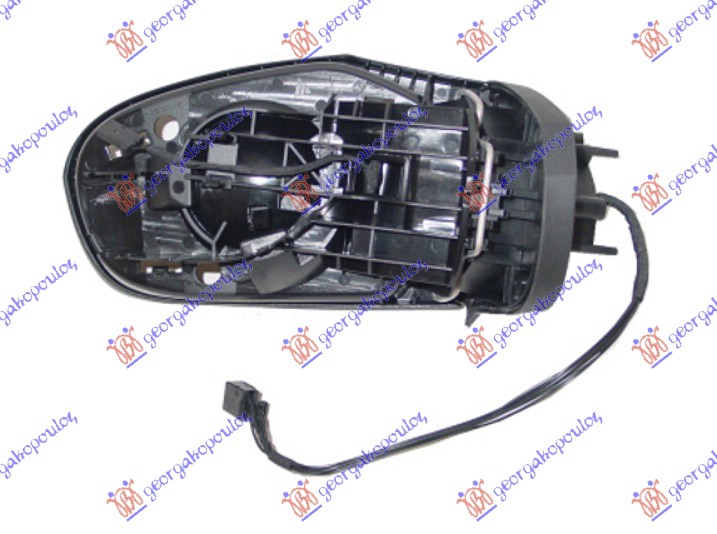 RETROVIZOR (BEZ POKLOPCA) ELEKTRICNI SA GREJACEM -2008 (A KVALITET) (ASFERICNO STAKLO) MERCEDES B CLASS 2006-2008 (W245)