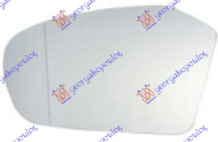 STAKLO RETROVIZORA SA GREJACEM -2008 (ASFERICNO) MERCEDES B CLASS 2006-2008 (W245)