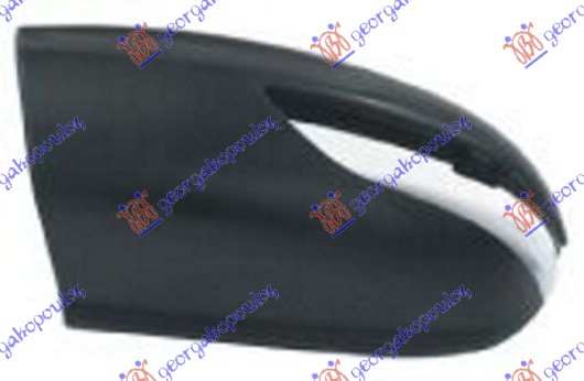POKLOPAC RETROVIZORA CRNI (SA OTVOROM ZA MIGAVAC) -2008 MERCEDES B CLASS 2006-2008 (W245)
