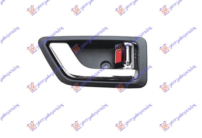 KVAKA PREDNJIH/ZADNJIH VRATA UNUTRASNJA HROM HYUNDAI GETZ 2006-2010 (TB)