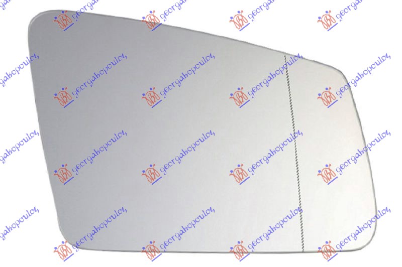 STAKLO RETROVIZORA SA GREJACEM (ASFERICNO) MERCEDES E CLASS 2009-2013 (W212)