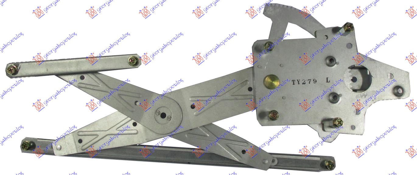 PODIZAC PREDNJEG PROZORA ELEKTRICNI (BEZ MOTORA) 3/5 VRATA (FRANCUSKA) TOYOTA YARIS I 1999-2005 (P1)