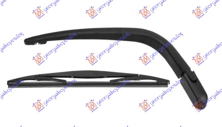 ZADNJI BRISAC KOMPLET (FRANCUSKA) 305mm TOYOTA YARIS I 1999-2005 (P1)