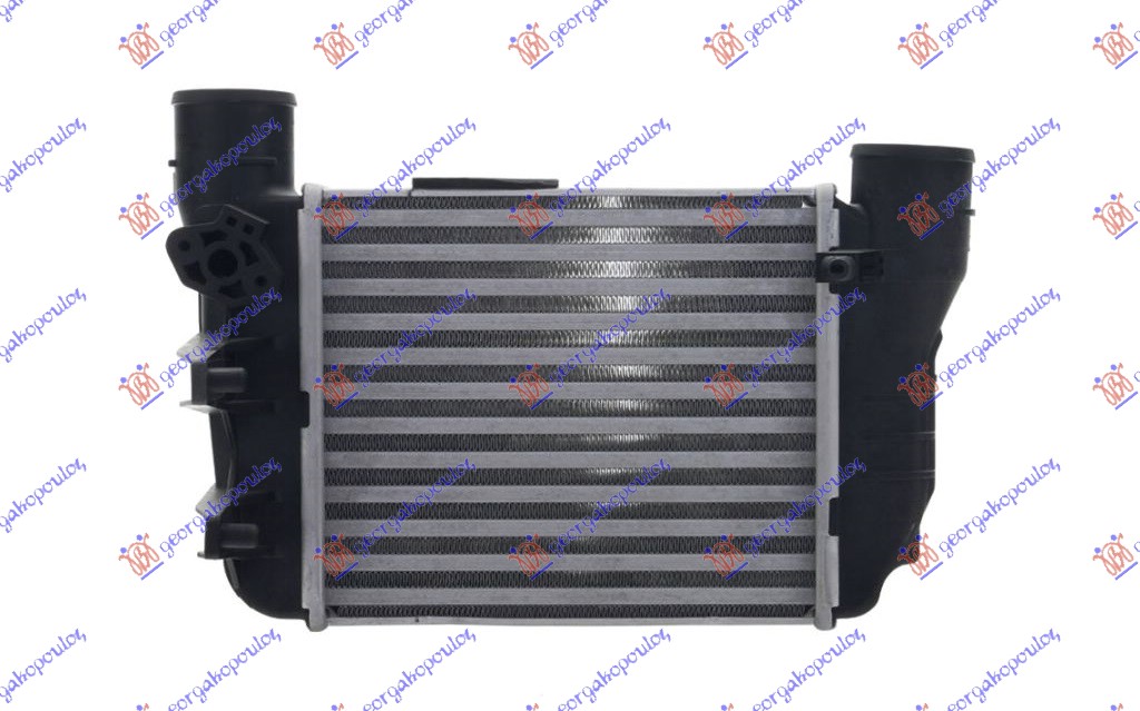 HLADNJAK INTERKULERA 1.8 T (140KW) BENZIN (215x195x65) LEVI AUDI A4 2000-2004 (8E2/8E5)