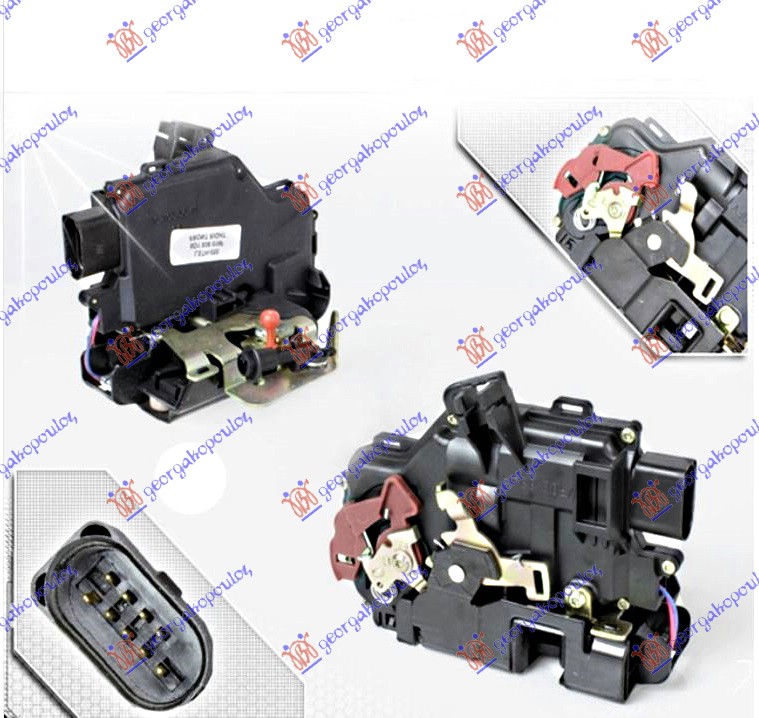BRAVA PREDNJIH VRATA ELEKTRICNA (9pins) AUDI A4 2000-2004 (8E2/8E5)