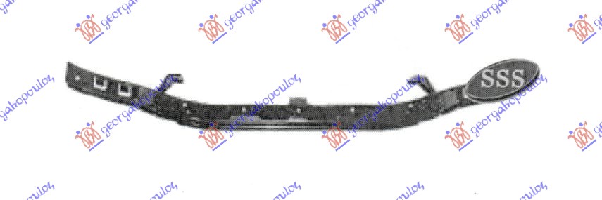 SINA PREDNJEG BRANIKA GORNJA ISUZU P/U D-MAX 2002-2007 (TFR/TFS)