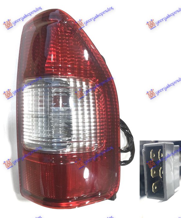 STOP LAMPA KOMPLET (TAJLAND) ISUZU P/U D-MAX 2002-2007 (TFR/TFS)