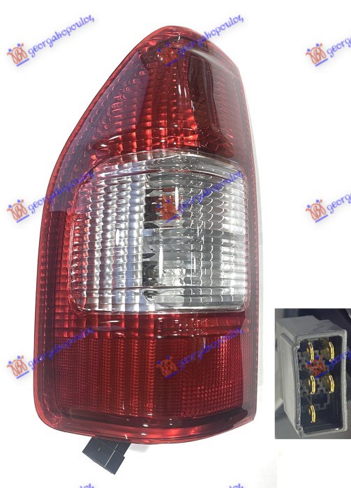 STOP LAMPA KOMPLET (TAJLAND) ISUZU P/U D-MAX 2002-2007 (TFR/TFS)