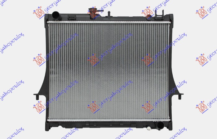 HLADNJAK MOTORA 2.5 TD (MAN) (47.5x59x16) ISUZU P/U D-MAX 2002-2007 (TFR/TFS)