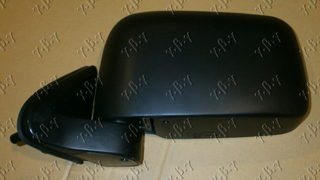 RETROVIZOR MEHANICKI CRNI (DUPLA KABINA/4 VRATA) (KONVEKSNO STAKLO) NISSAN P/U NAVARA 2WD-4WD 2001-2010 (D22)