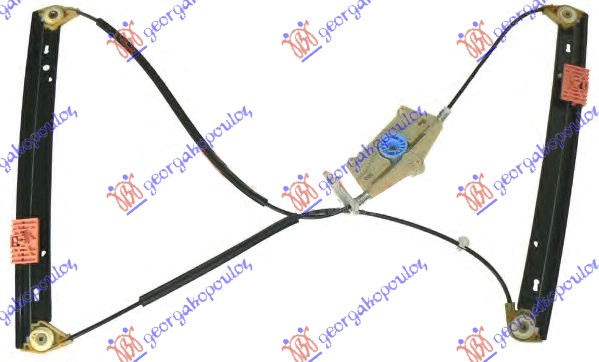 PODIZAC ZADNJEG PROZORA ELEKTRICNI (BEZ MOTORA) AUDI A6 2004-2008 (4F2/4F5)