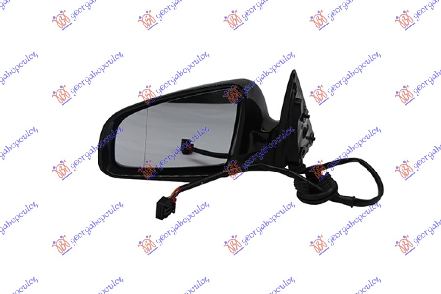 RETROVIZOR ELEKTRICNI SA GREJACEM PM (SVETLO) (7 PIN) AUDI A6 2004-2008 (4F2/4F5)