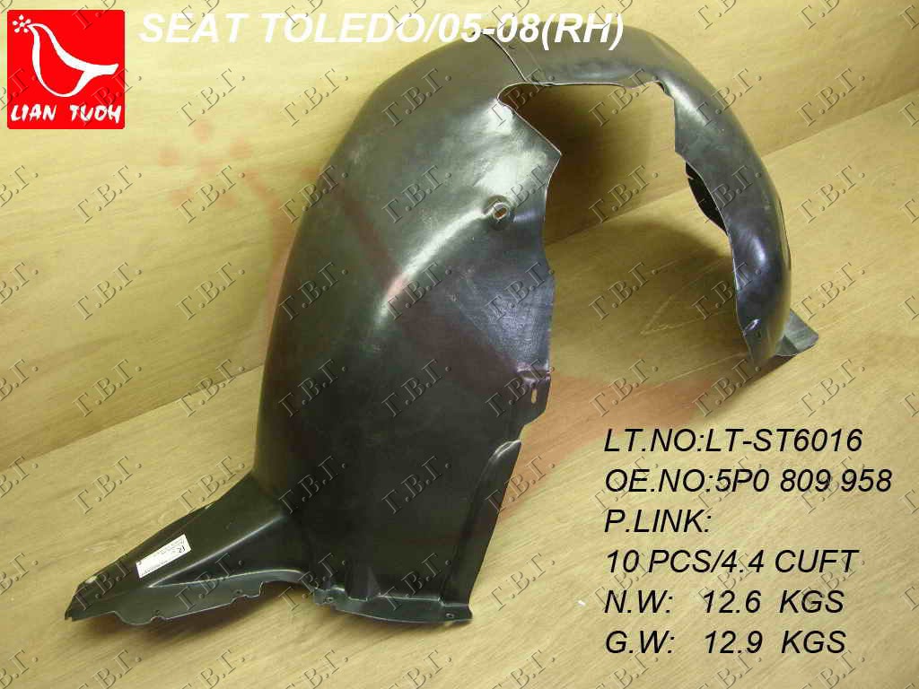 POTKRILO PLASTICNO SEAT TOLEDO 2004-2012 (5P2)