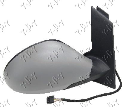 RETROVIZOR ELEKTRICNI SA GREJACEM PM (ELEKTRO-SKLOPIV) (KONVEKSNO STAKLO) SEAT TOLEDO 2004-2012 (5P2)