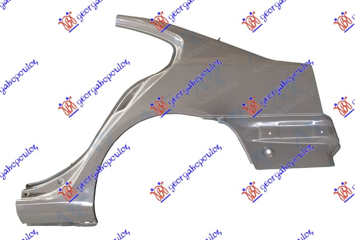 ZADNJI BLATOBRAN 5 VRATA SKODA OCTAVIA 5 2008-2013 (3U4)