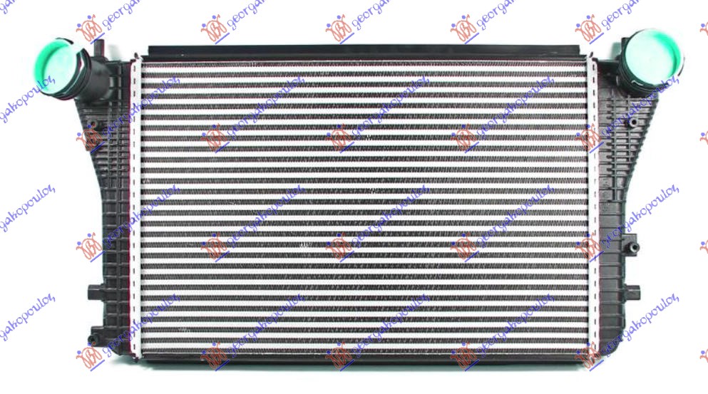 HLADNJAK INTERKULERA BENZIN-DIZEL (615x405x32) CEV 70 SKODA OCTAVIA 5 2004-2008 (1Z3/1Z5)