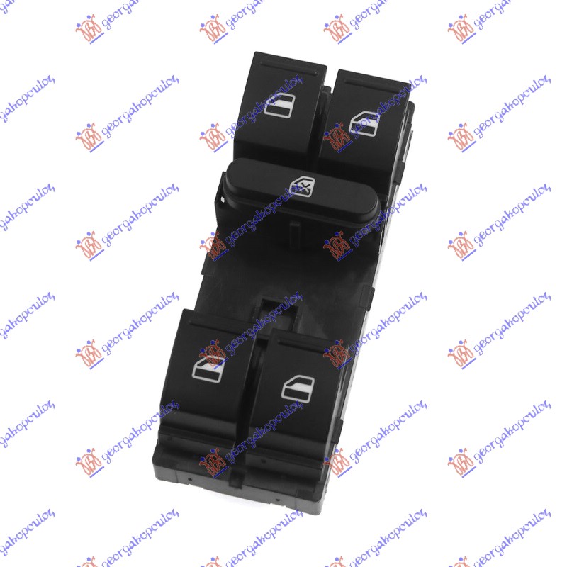 PREKIDAC U PREDNJIM VRATIMA (2 TASTERA) (4 PIN) SKODA OCTAVIA 5 2004-2008 (1Z3/1Z5)