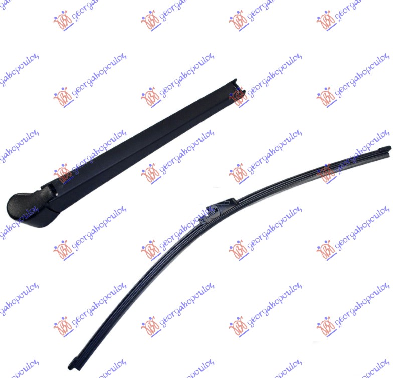 ZADNJI BRISAC KOMPLET (H/B) 410mm SKODA OCTAVIA 5 2008-2013 (3U4)