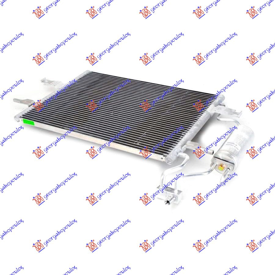 HLADNJAK KLIME 1.4/1.6/1.8 (504x364x18) OPEL MERIVA 2003-2010 (X03)