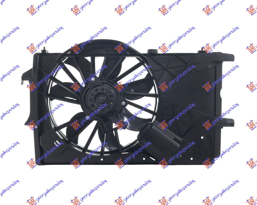 VENTILATOR KOMPLET (BENZIN) (+AC) OPEL MERIVA 2003-2010 (X03)