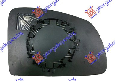 STAKLO RETROVIZORA SA GREJACEM (ASFERICNO) OPEL MERIVA 2003-2010 (X03)