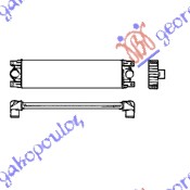HLADNJAK INTERKULERA DIZEL (680x175x40) -03 OPEL MOVANO 1998-2009 (X70)