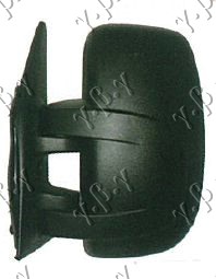 RETROVIZOR ELEKTRICNI SA GREJACEM 2003- (A KVALITET) (KONVEKSNO STAKLO) OPEL MOVANO 1998-2009 (X70)