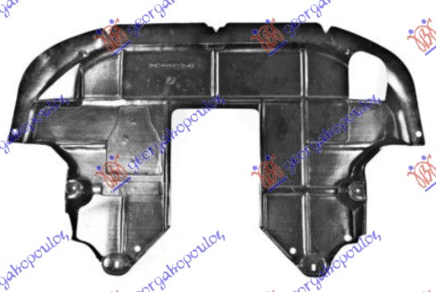 ZASTITA MOTORA PREDNJA PLASTICNA (BENZIN) ALFA ROMEO GT 2003-2010 (937)
