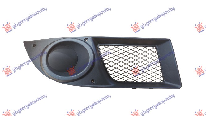 RESETKA PREDNJEG BRANIKA (BEZ MAGLENKE) FIAT DOBLO 2005-2009 (119/223)