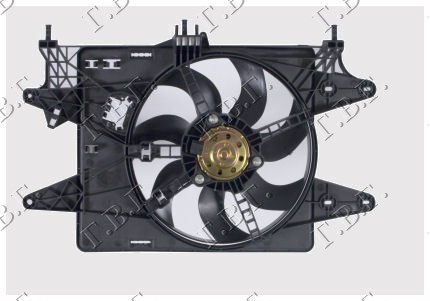 VENTILATOR KOMPLET (1.4 BENZIN) (+ AC) FIAT DOBLO 2005-2009 (119/223)