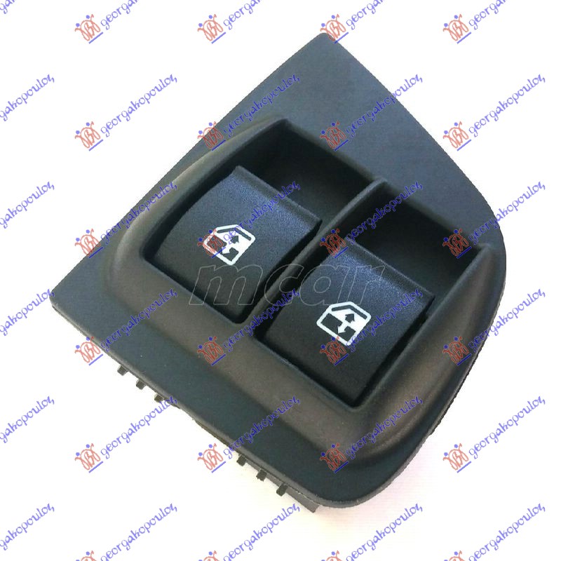 PREKIDAC U PREDNJIM VRATIMA (2 TASTERA) (5+5 PIN) FIAT DOBLO 2005-2009 (119/223)