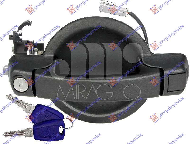 KVAKA GEPEK VRATA SPOLJASNJA  (CENTRALNO ZAKLJUCAVANJE) FIAT DOBLO 2005-2009 (119/223)