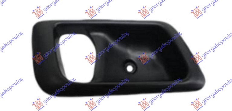 OKVIR UNUTRASNJE KVAKE PREDNJIH VRATA CRNI FIAT DOBLO 2005-2009 (119/223)