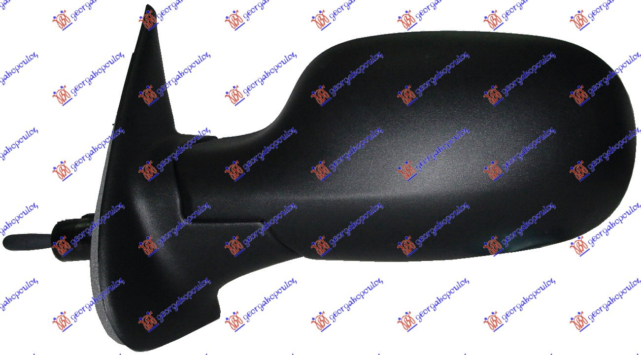 RETROVIZOR MEHANICKI SA SAJLOM -2009 (ASFERICNO STAKLO) NISSAN MICRA 2002-2010 (K12)