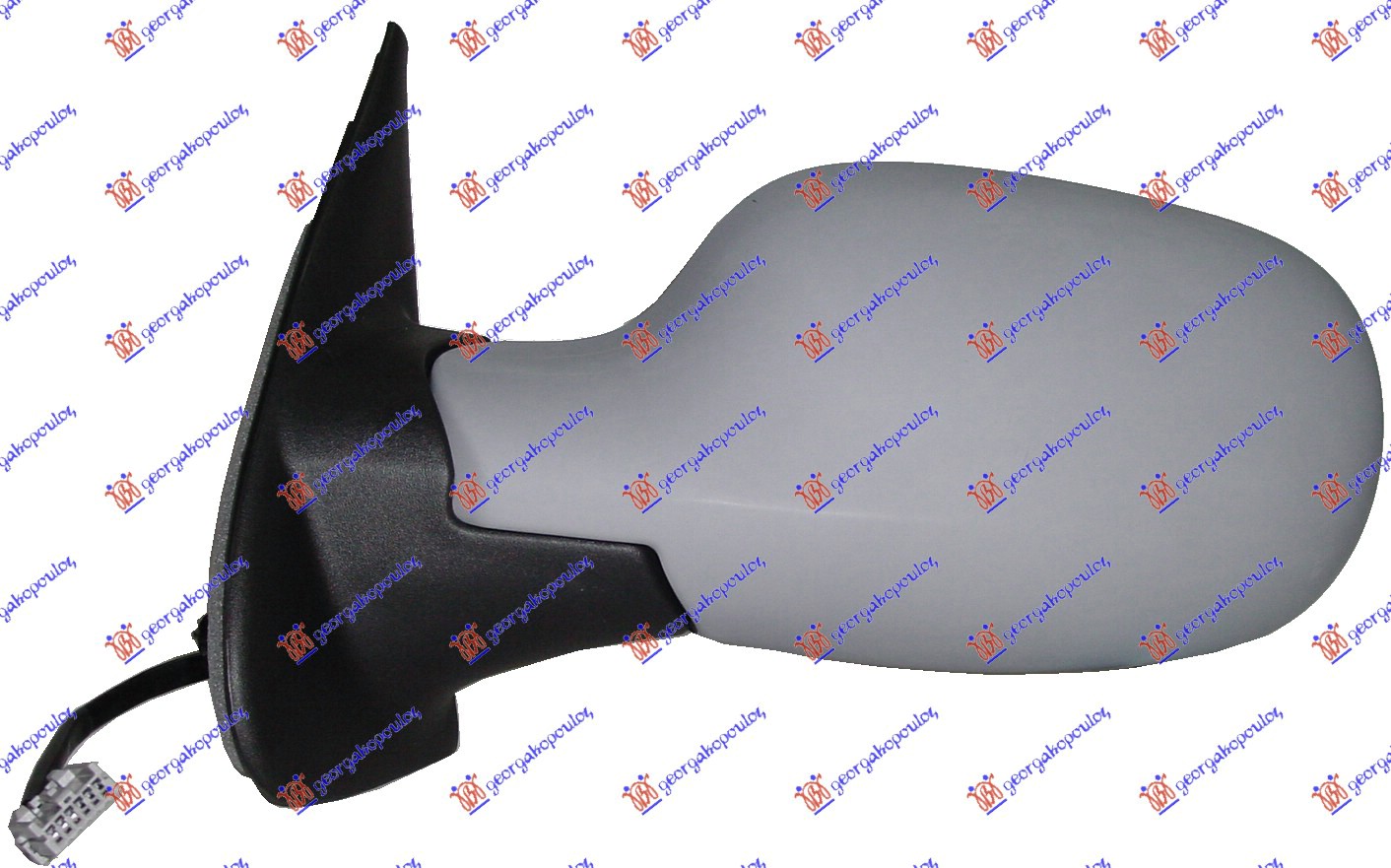 RETROVIZOR ELEKTRICNI PM -2009 (ASFERICNO STAKLO) NISSAN MICRA 2002-2010 (K12)