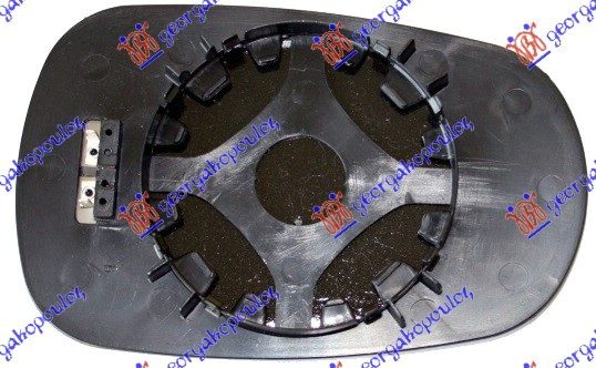 STAKLO RETROVIZORA SA GREJACEM -2009 (ASFERICNO) NISSAN MICRA 2002-2010 (K12)