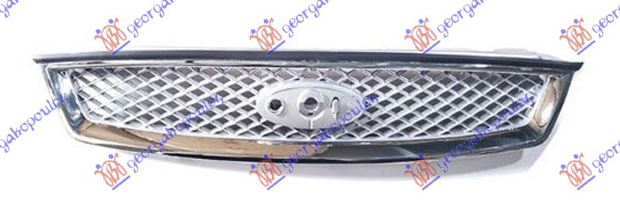 PVC MASKA SREBRNA (HROM OKVIR) FORD FOCUS 2004-2008 (DAW/DBW)