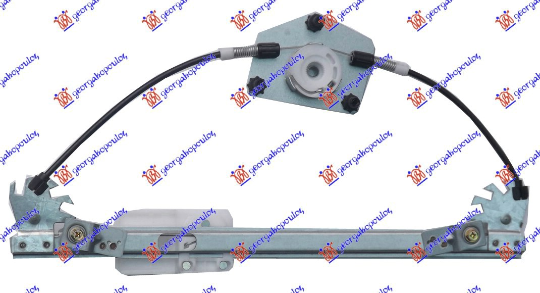 PODIZAC ZADNJEG PROZORA ELEKTRICNI (BEZ MOTORA) NISSAN P/U NAVARA 2WD-4WD 2010-2015 (D40)