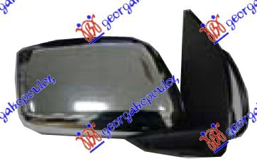 RETROVIZOR MEHANICKI HROM (KONVEKSNO STAKLO) NISSAN P/U NAVARA 2WD-4WD 2005-2010 (D40)