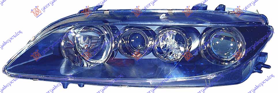 FAR SA MAGLENKOM TITANIJUM (TYC) MAZDA 6 2002-2008 (GG/GH/GY)