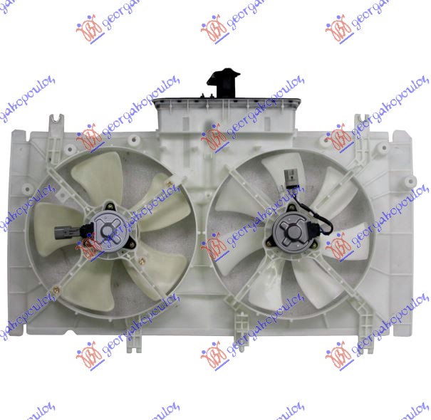 VENTILATOR (DUPLI) KOMPLET (BENZIN) (2+2 PIN) -05 MAZDA 6 2002-2008 (GG/GH/GY)
