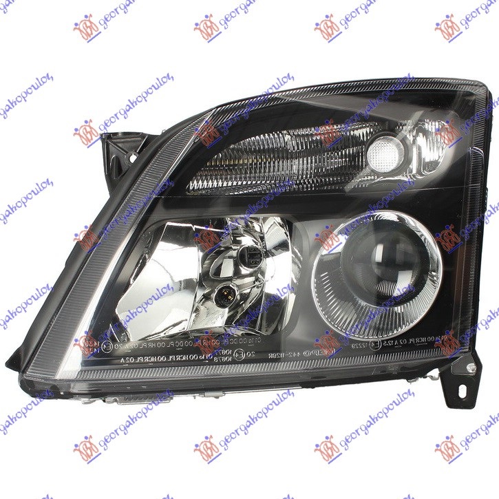 FAR ELEKTRICNI CRNI (TYC) OPEL VECTRA C 2002-2005 (Z02)