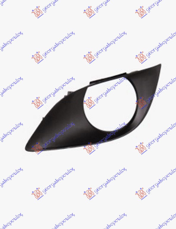 RESETKA PREDNJEG BRANIKA (SA MAGLENKOM) 2009- TOYOTA YARIS II 2005-2011 (P9)