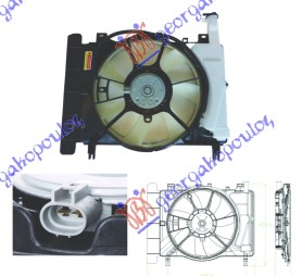 VENTILATOR (1.8i VVTi) TOYOTA YARIS II 2005-2011 (P9)