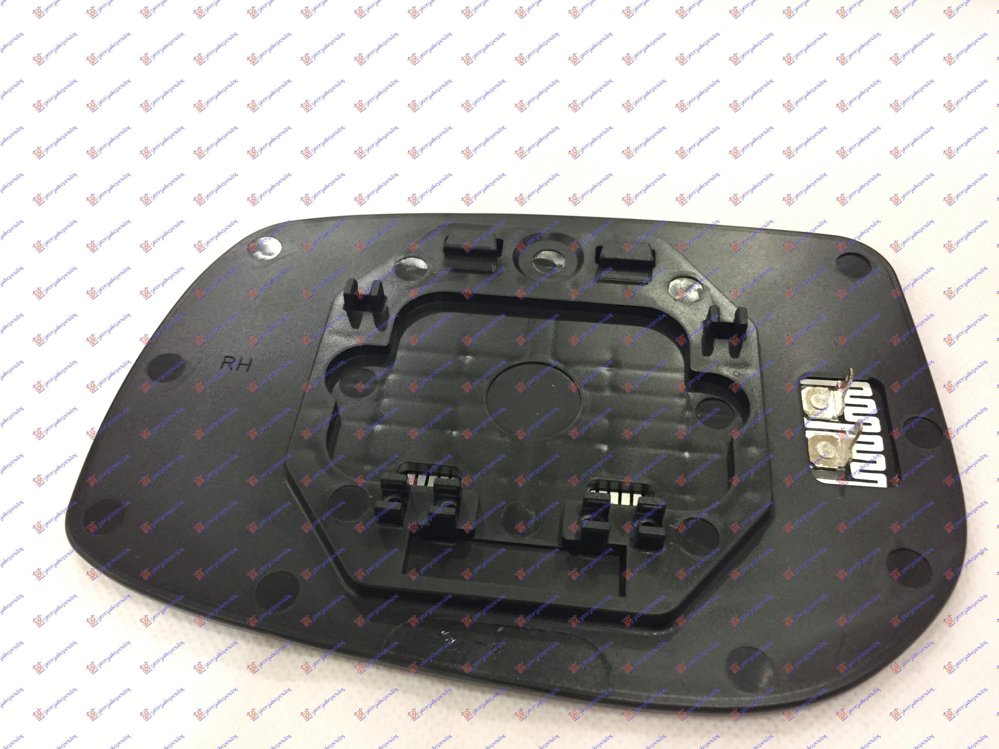 STAKLO RETROVIZORA SA GREJACEM (KOCKASTO KACENJE) (JAPAN) (KONVEKSNO) TOYOTA YARIS II 2005-2011 (P9)