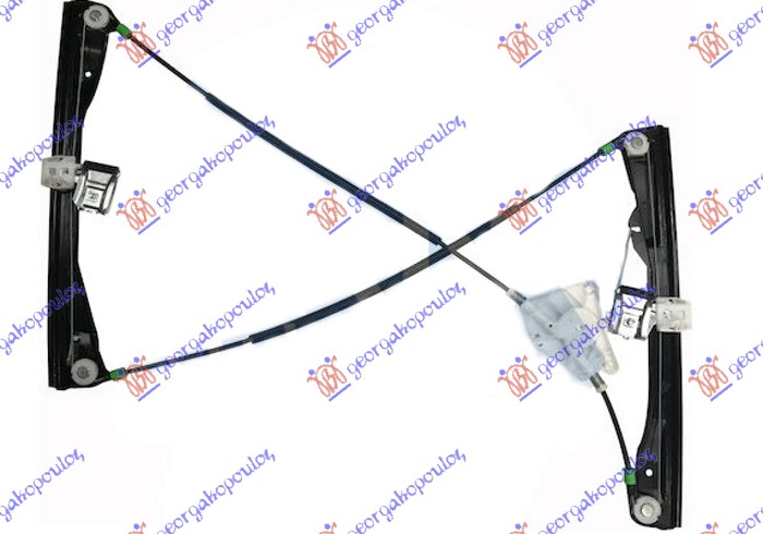 PODIZAC PREDNJEG PROZORA ELEKTRICNI (BEZ MOTORA) 3 VRATA SEAT IBIZA 2002-2008 (6L1)